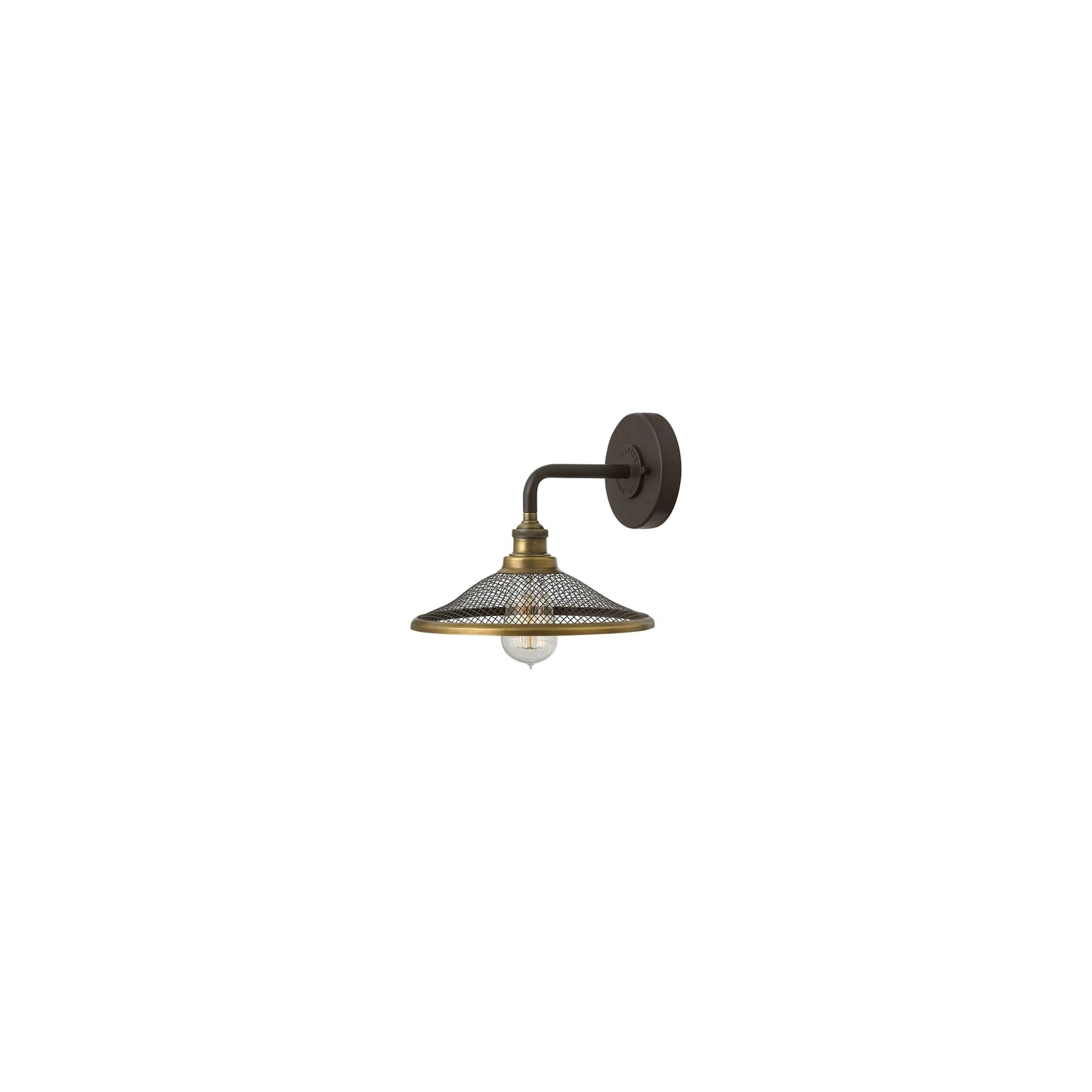 Rigby 1lt Wall Light Buckeye Bronze