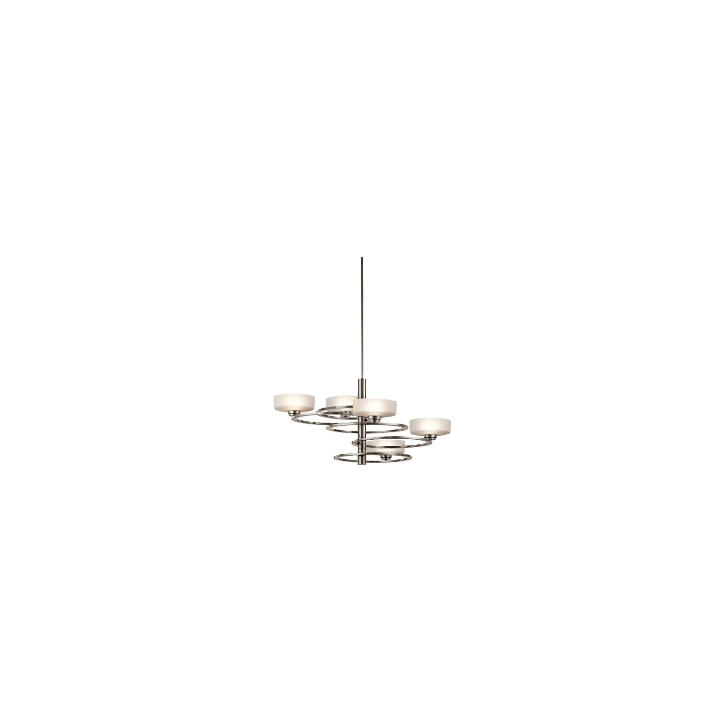 Aleeka 5-Light Chandelier Pewter