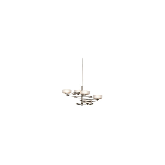 Aleeka 5-Light Chandelier Pewter