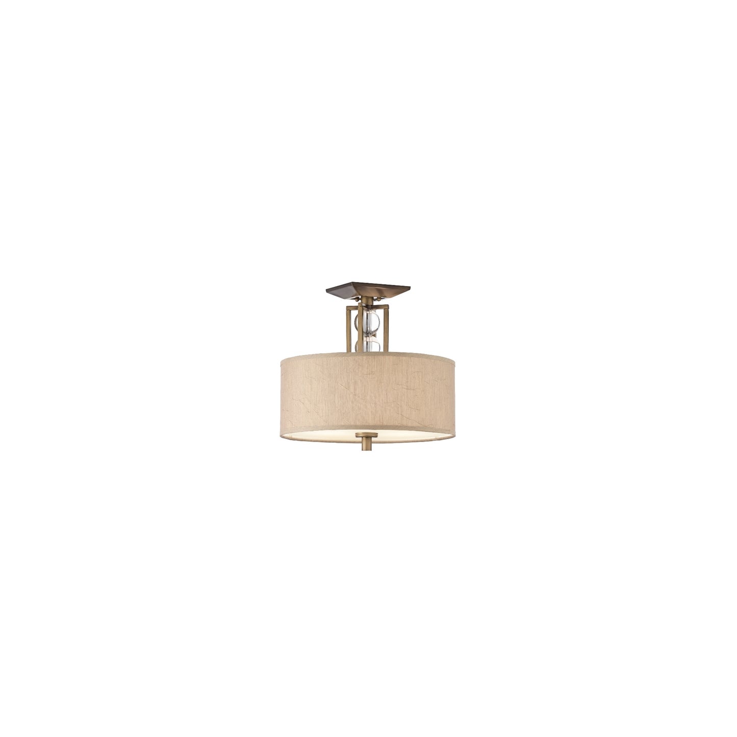Celestial 3-Light Semi-Flush Bronze