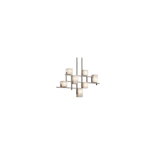 City Lights LED 7-Light Linear Chandelier Classic Pewter