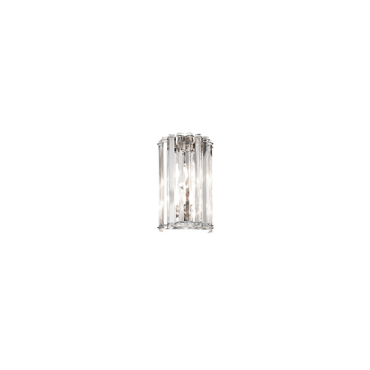 Crystal Skye 2lt LED Wall Light Polished Chrome