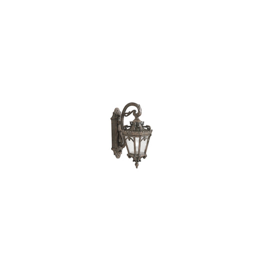 Tournai Clear Glass Wall Lantern with Cast Aluminium