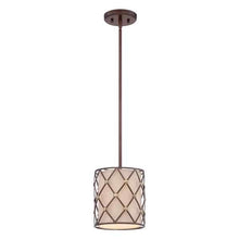 Brown Lattice Pendant