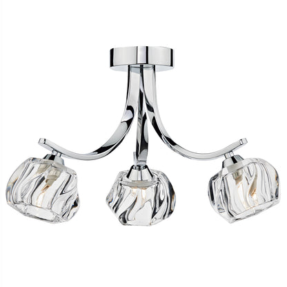 Ivy 3-Light Semi Flush