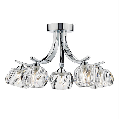 Ivy 5-Light Semi Flush