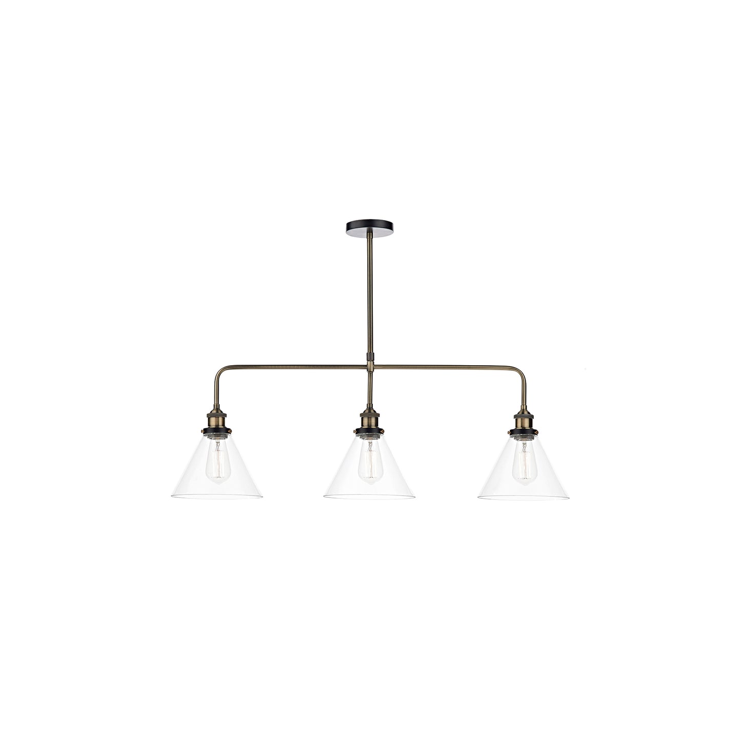 Ray Three-Light Kitchen Island Pendant
