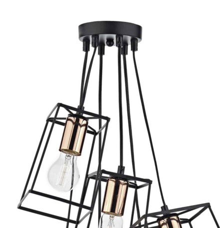 Dar Tower 6-Light Cluster Pendant