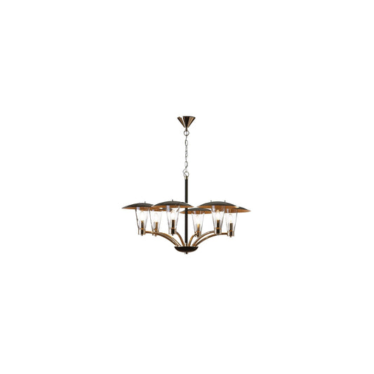 Freeman Gold Black Chandelier