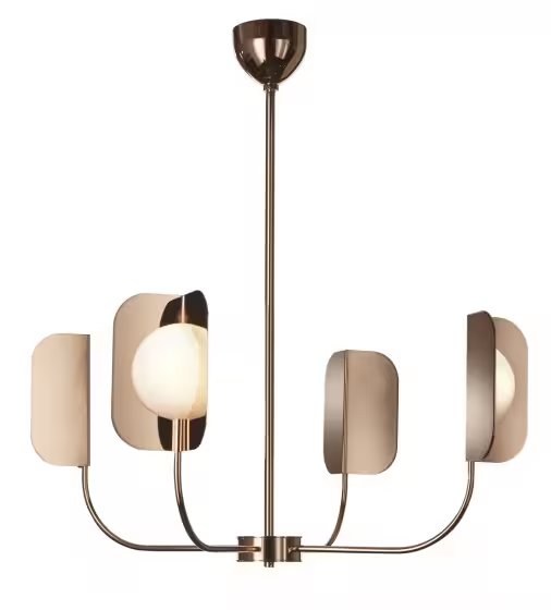 leaf G9 4-Light Metal Chandelier