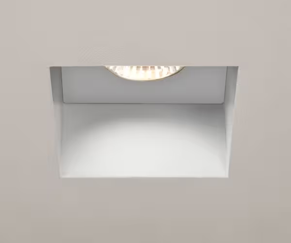 Trimless Square Fire Rated White LED Recessed Downlight