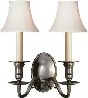 Grosvenor House Double Wall Light