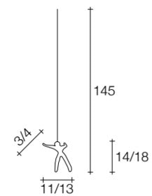 Terzani Angel Falls Pendant