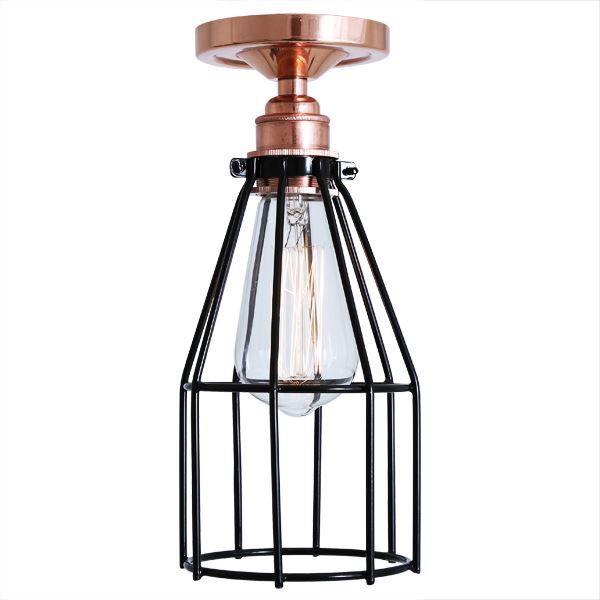 Lima Industrial Cage Ceiling Light