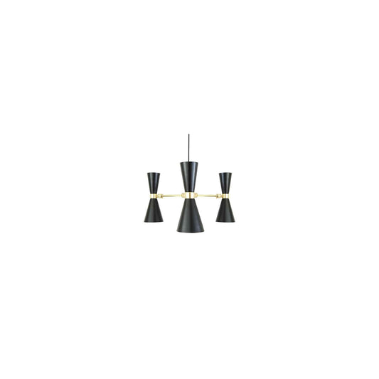 Cairo 3-Arm Mid-Century Chandelier