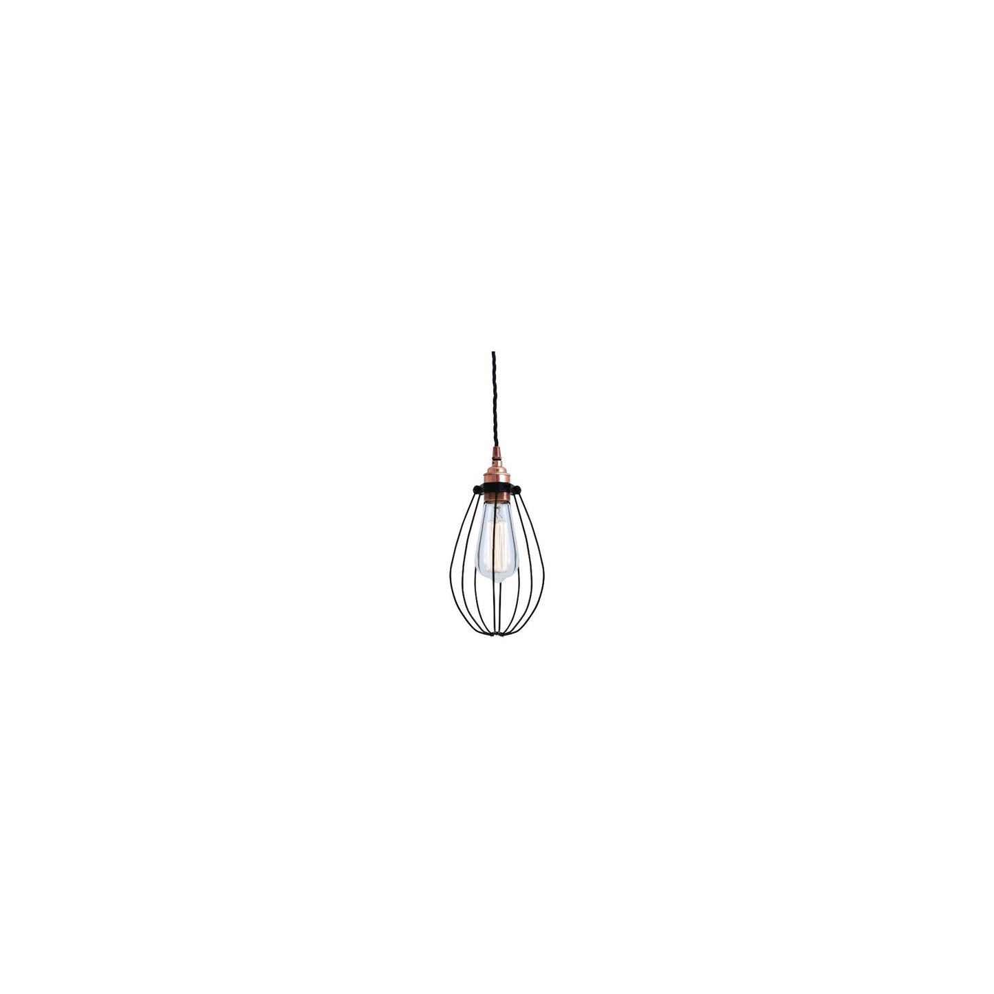 Abuja Industrial Pendant Copper with Vintage-Style Design