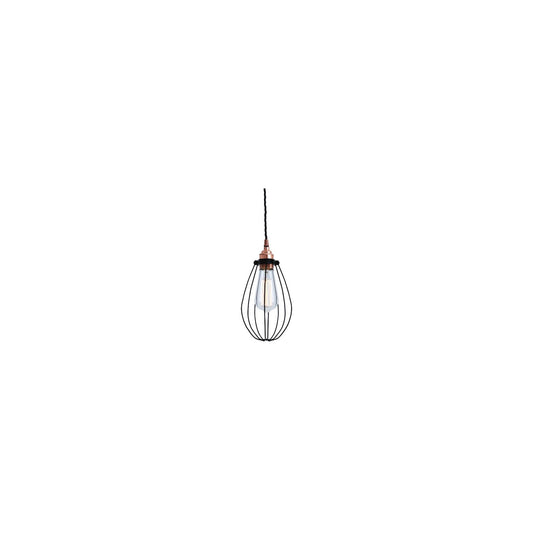 Abuja Industrial Pendant Copper with Vintage-Style Design