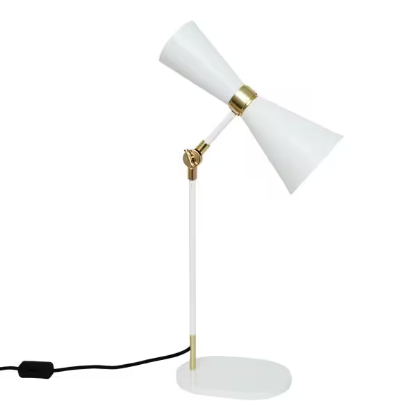 Cairo Mid-Century Brass Table Lamp