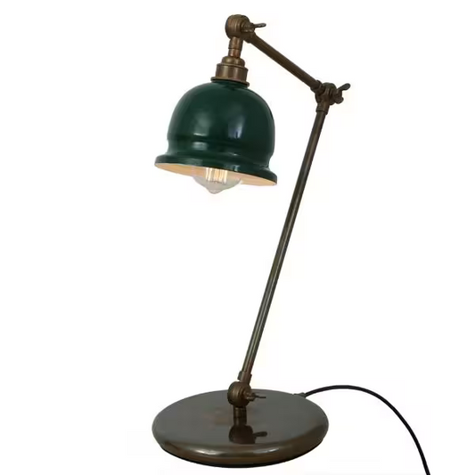 Nico Vintage Brass Table Lamp