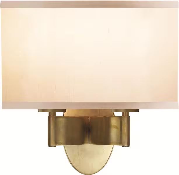 Graceful Ribbon Double Wall Light