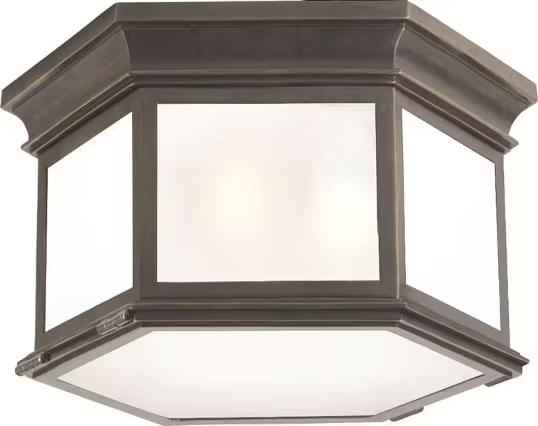 Club Large Hexagonal Flush Mount