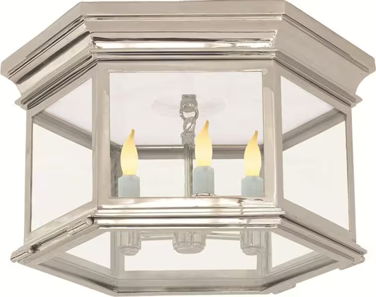 Club Large Hexagonal Flush Mount