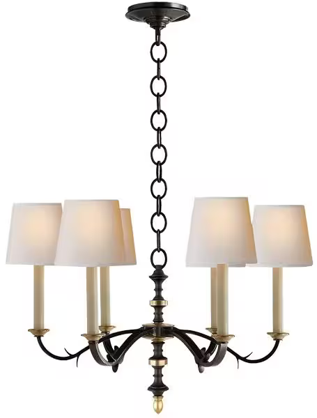 Channing Small Six-Light Chandelier