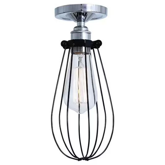 Vox Industrial Cage Ceiling Light