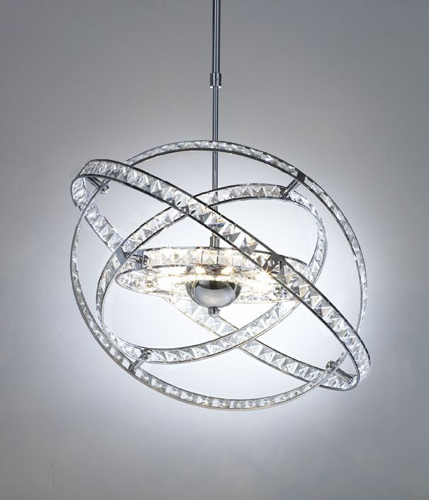 Eternity 10-Light Crystal Pendant