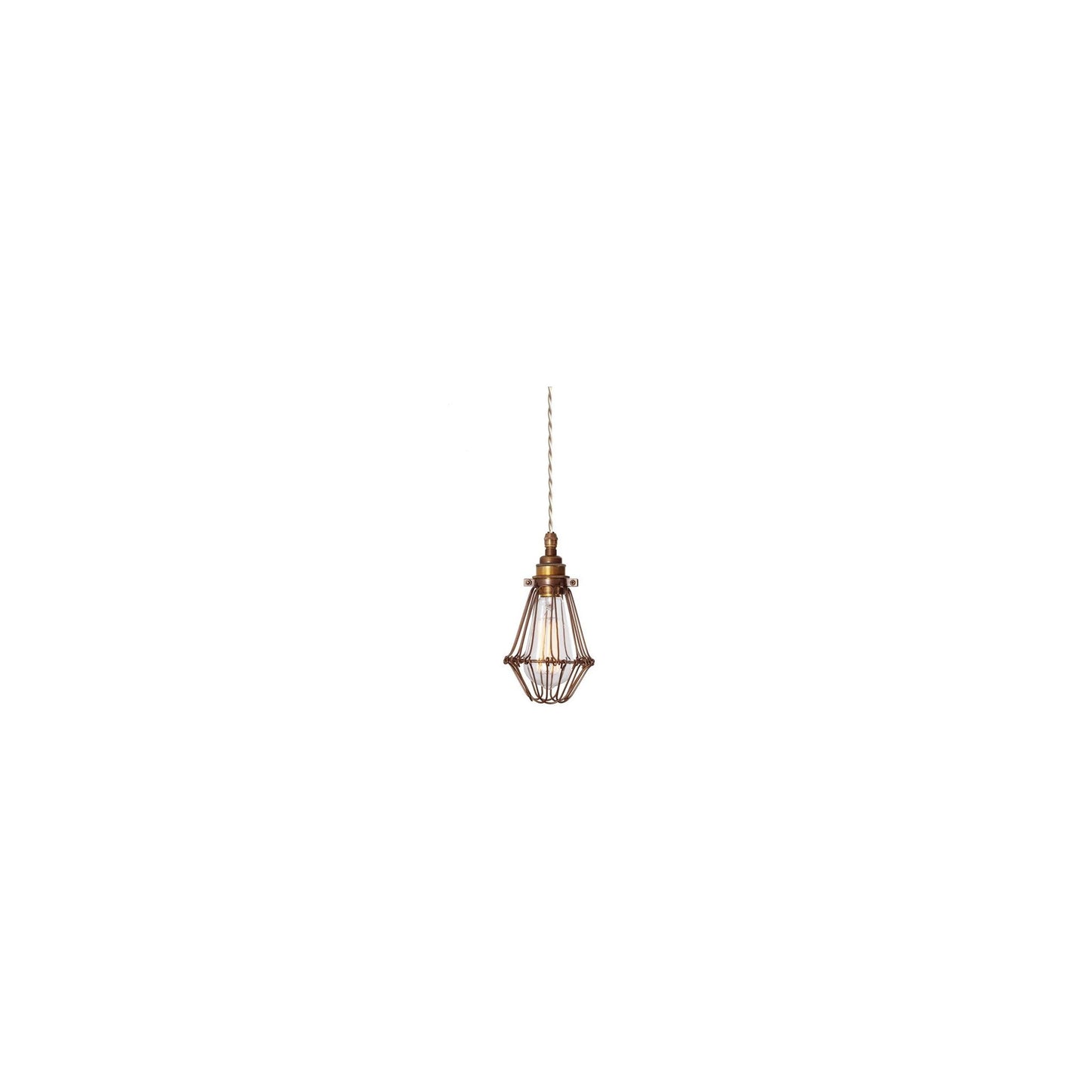 Praia Industrial Cage Pendant Light