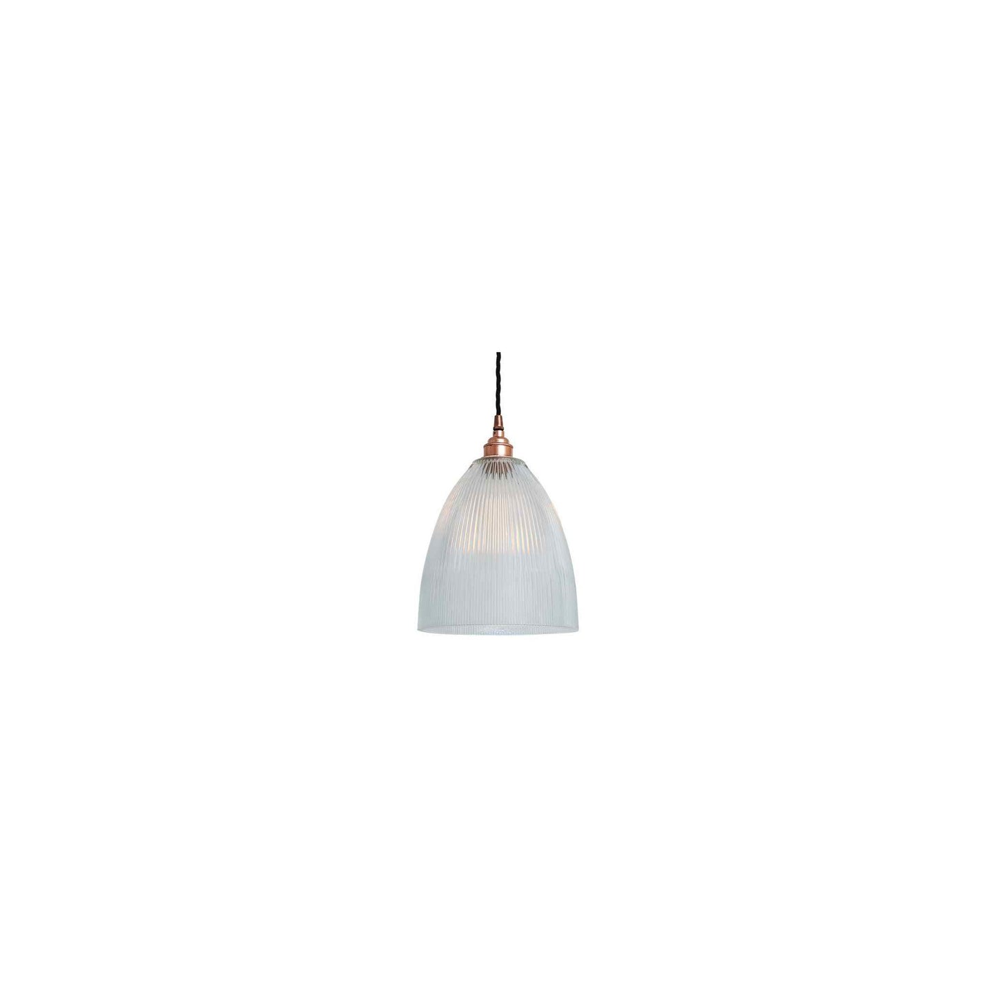 Corvera Holophane Glass Pendant