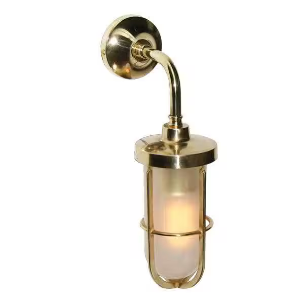 Carac Industrial Well Glass Wall Light