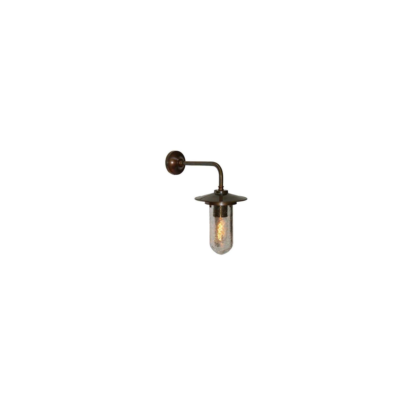 Florin Well Glass Bathroom and Outdoor Wall Light IP65