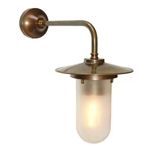 Florin Well Glass Bathroom and Outdoor Wall Light