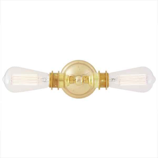 Mullan Lighting Lome Vintage Double Bare Bulb Wall Sconce