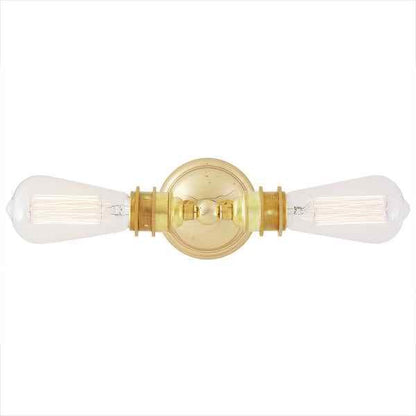 Mullan Lighting Lome Vintage Double Bare Bulb Wall Sconce