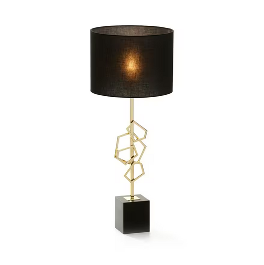 Lisbon to Barcelona Decorative Brass Table Lamp