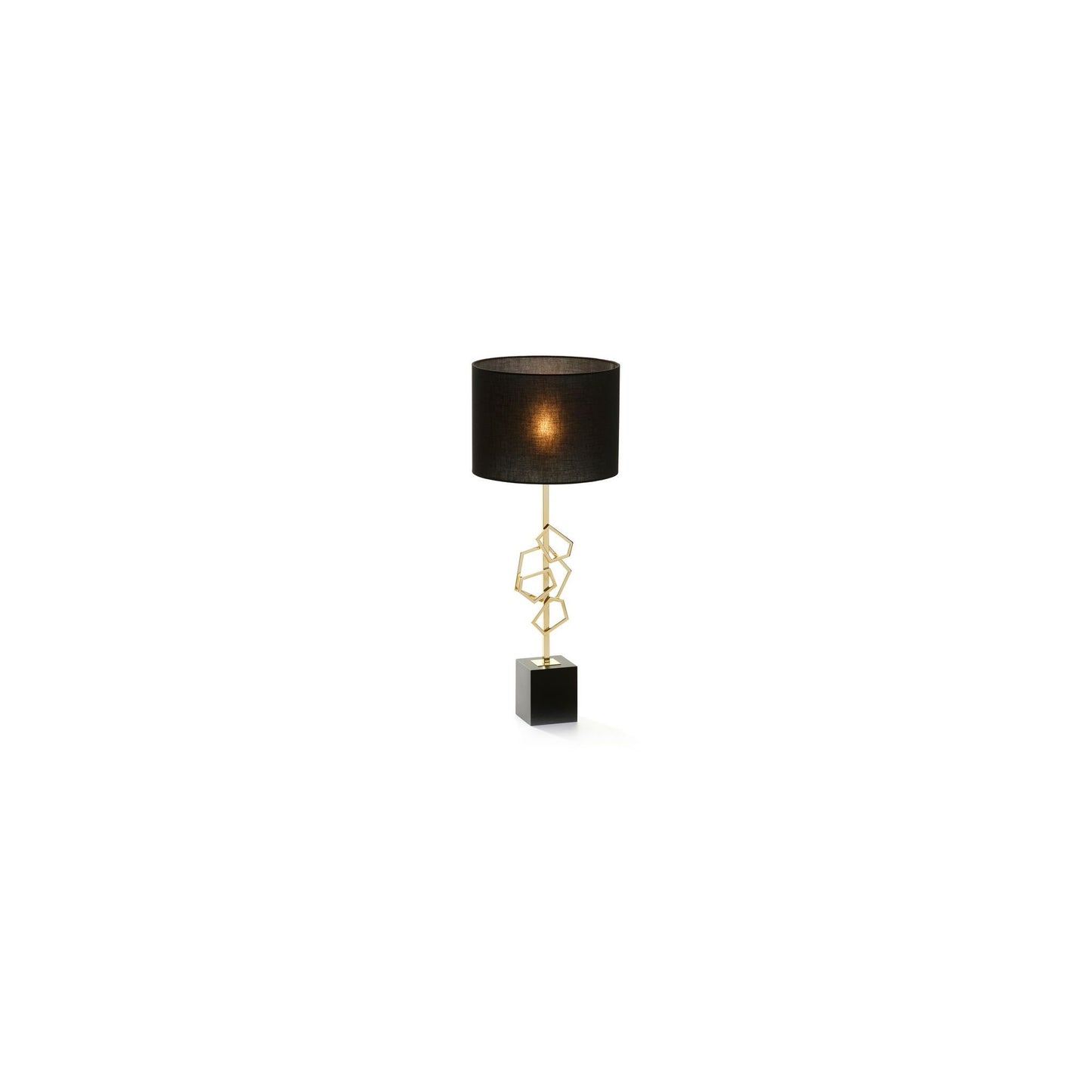 Lisbon to Barcelona Decorative Brass Table Lamp