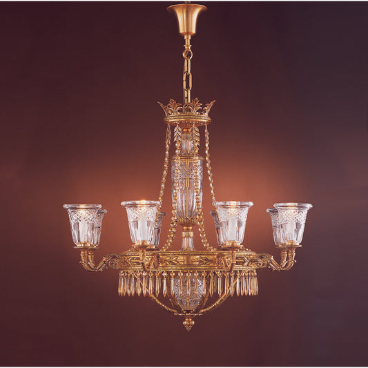 Royal Heritage 8-Light Crystal Chandelier