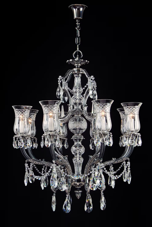 Royal Heritage 8-Light Crystal Chandelier