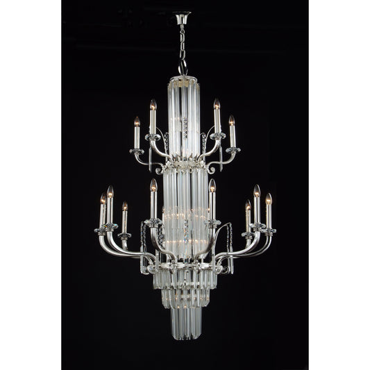 Gallery 25-Light Chandelier with Crystal Glass