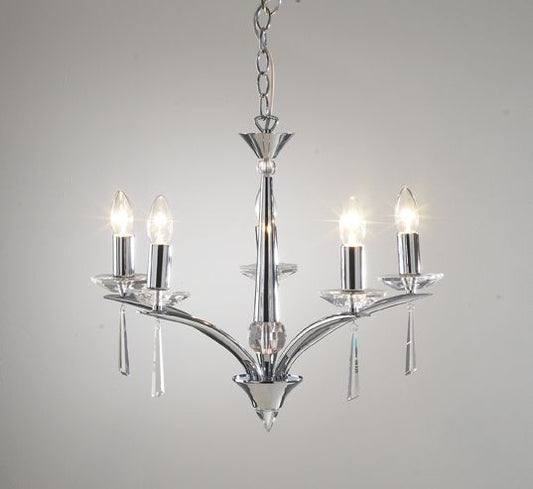 Hyperion 5-Light Crystal Chandelier