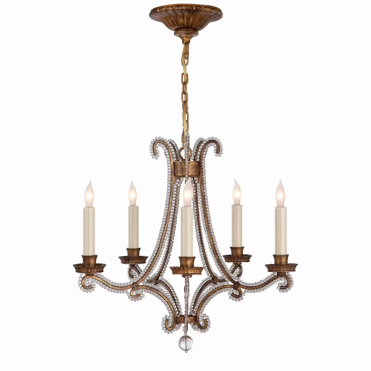 Oslo 5-Light Mini Crystal Chandelier