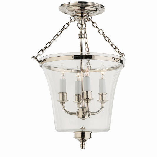 Visual Comfort Sussex Semi-Flush Bell Jar Lantern