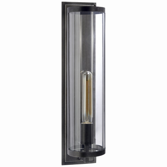 Belden Clear Glass Round Wall Light