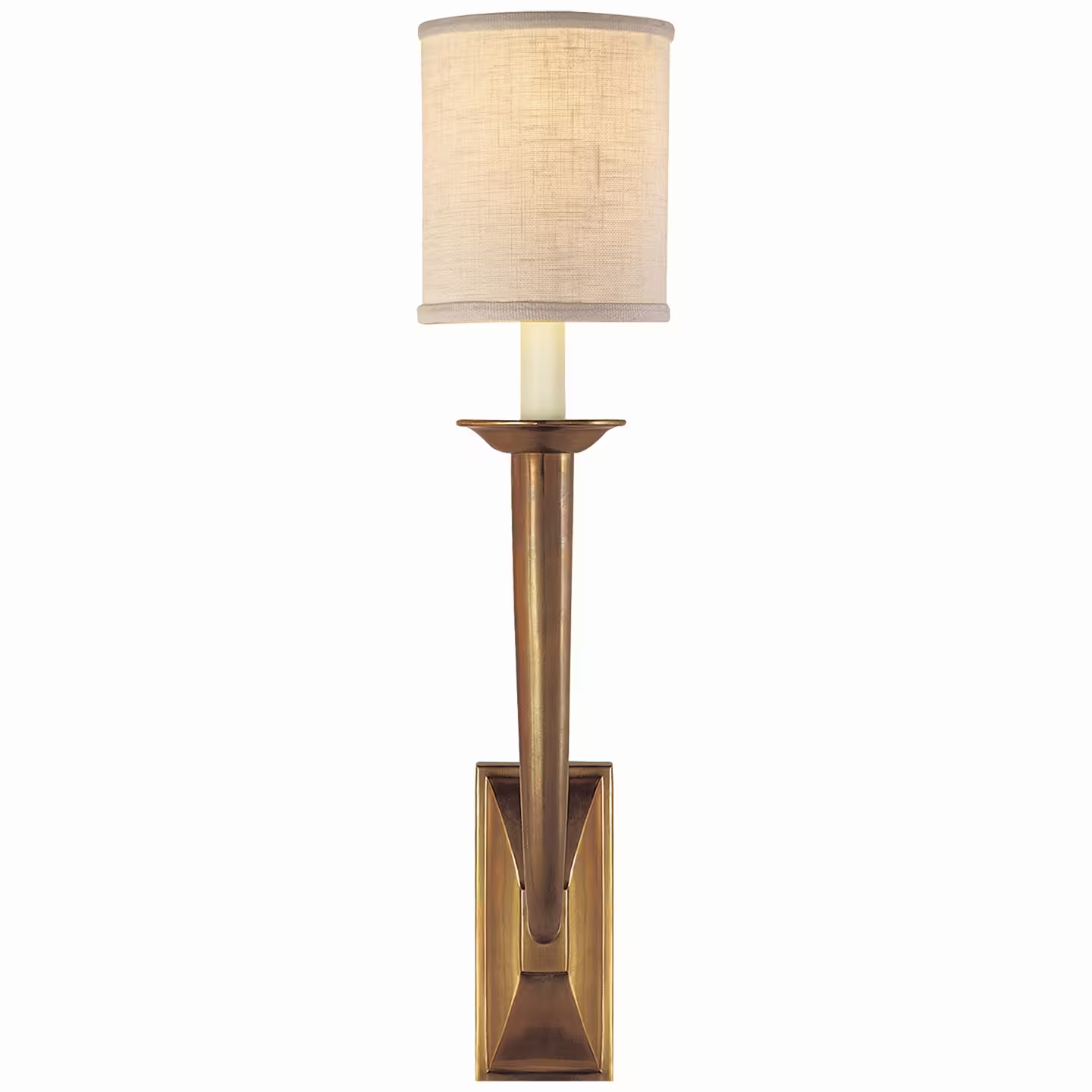 French Deco Horn Wall Light