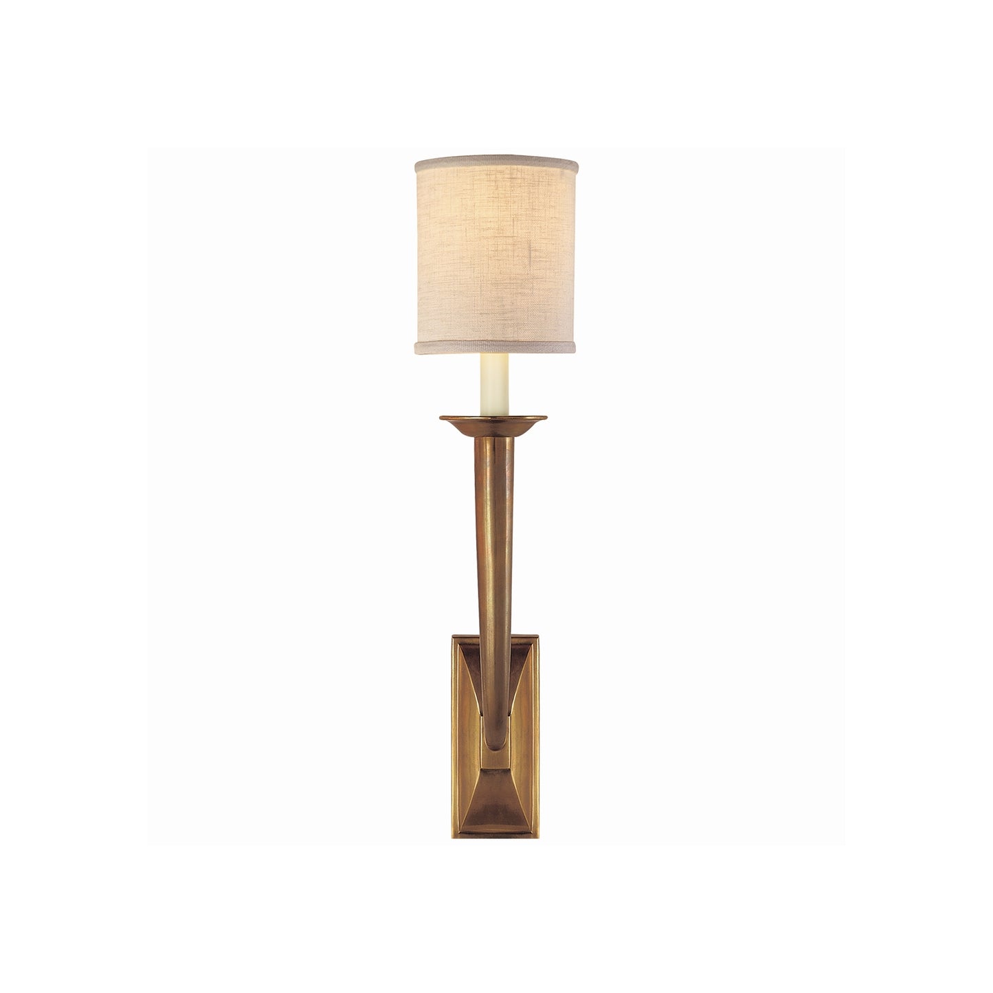 French Deco Horn Wall Light