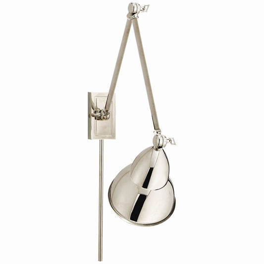 French Library Double Arm Wall Lamp