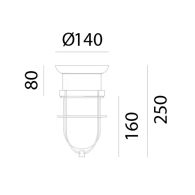 Garden Outdoor Ceiling Light