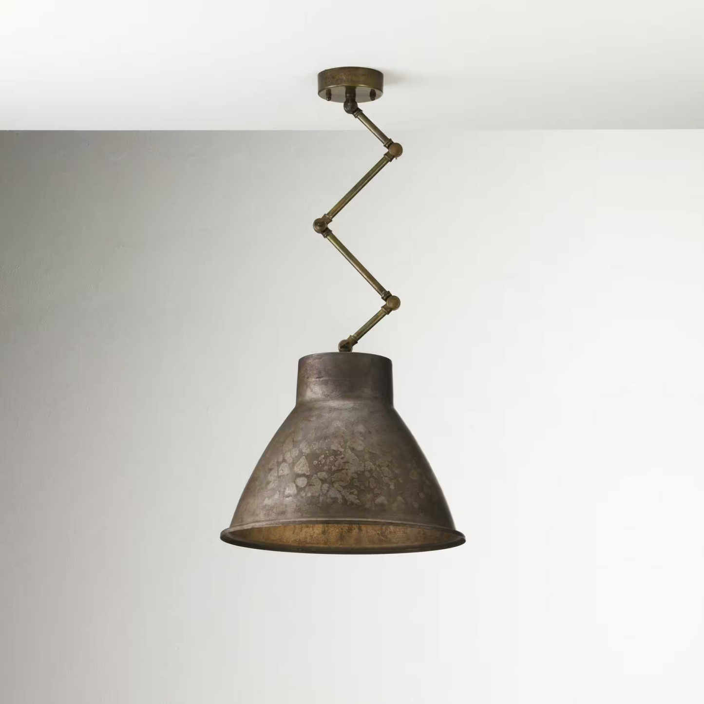 Loft Brass Indoor Iron Scissor Suspension Lamp